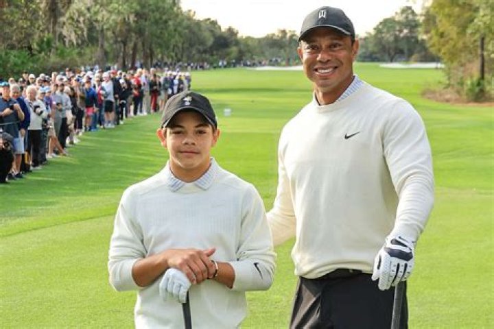 Charlie Axel Woods Net Worth Is $100 Million At The Age Of Just 13- Meet Tiger Woods’ Son