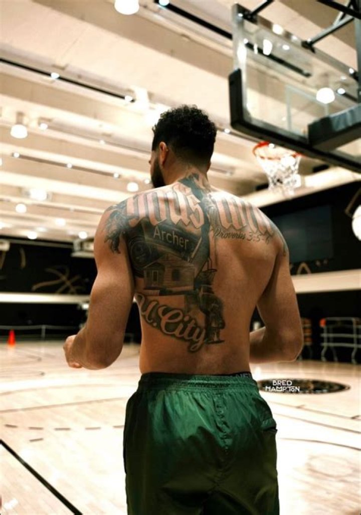 Did Jayson Tatum Get A New Leg Tattoo? The Basketball Star Now Has Around 24 Tattoos